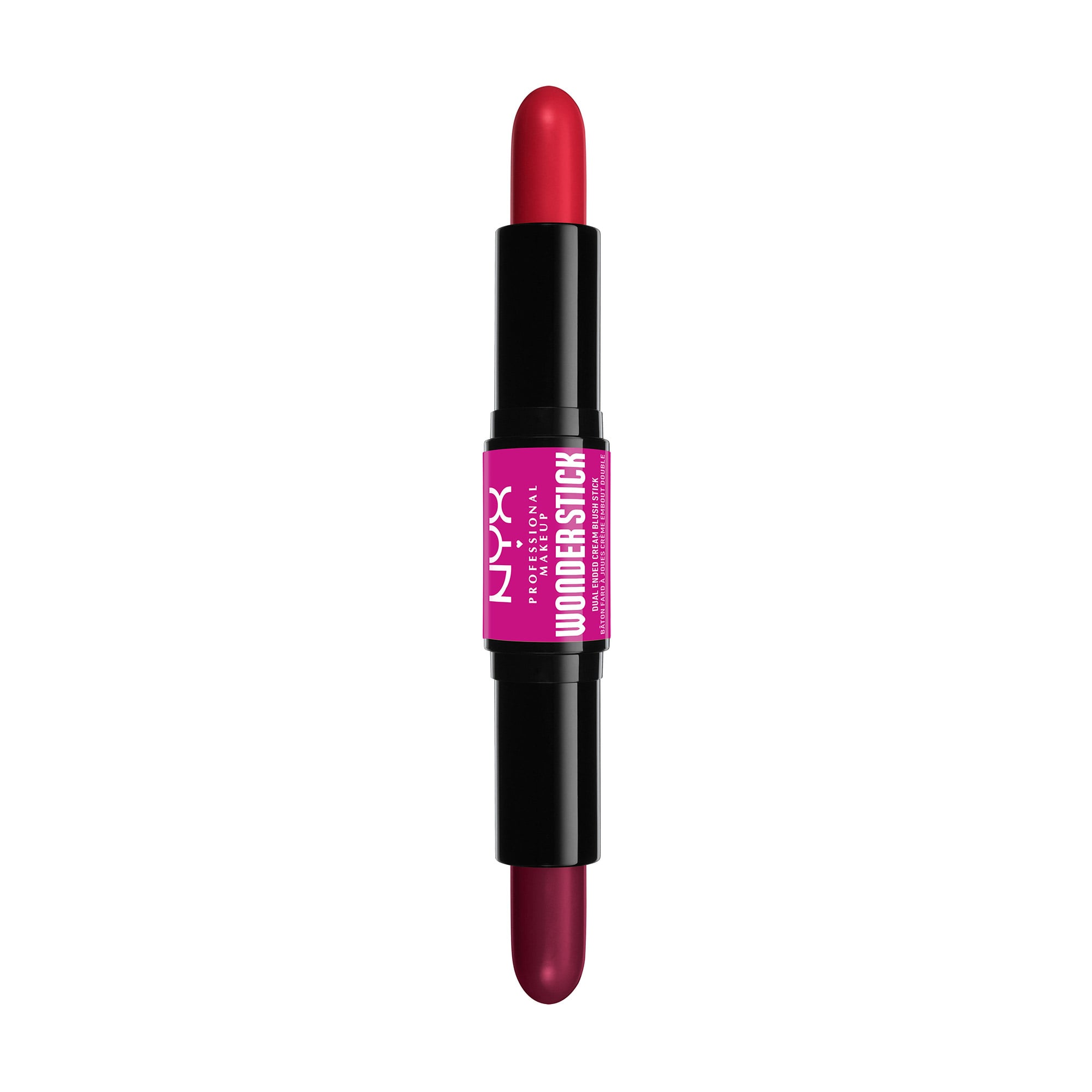 Двосторонні кремові рум'яна-олівець для обличчя NYX Professional Makeup Wonder Stick Dua Ended Cream Blush Stick, 05 Bright Amber and Fuschia, 4 г
