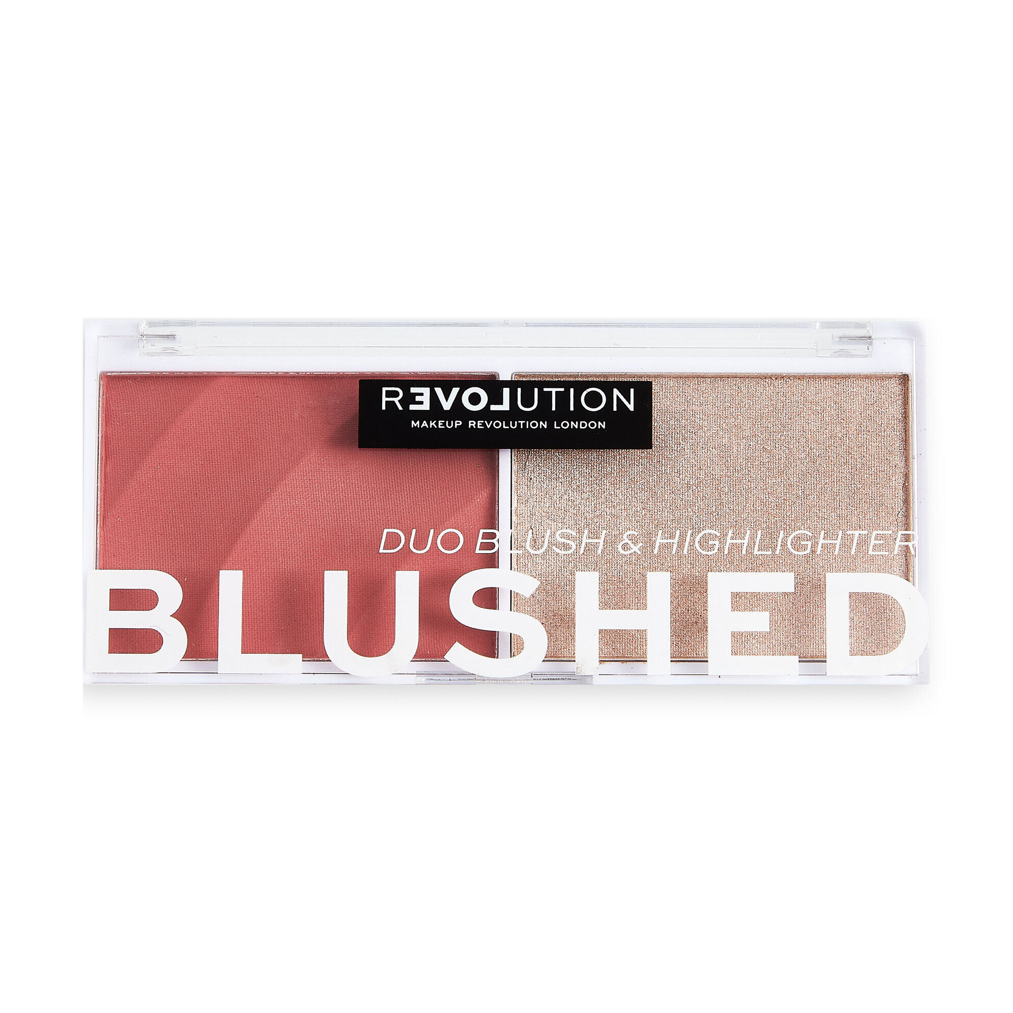 Рум'яна та хайлайтер для обличчя Relove by Revolution Colour Play Blushed Duo, Cute, 5.8 г
